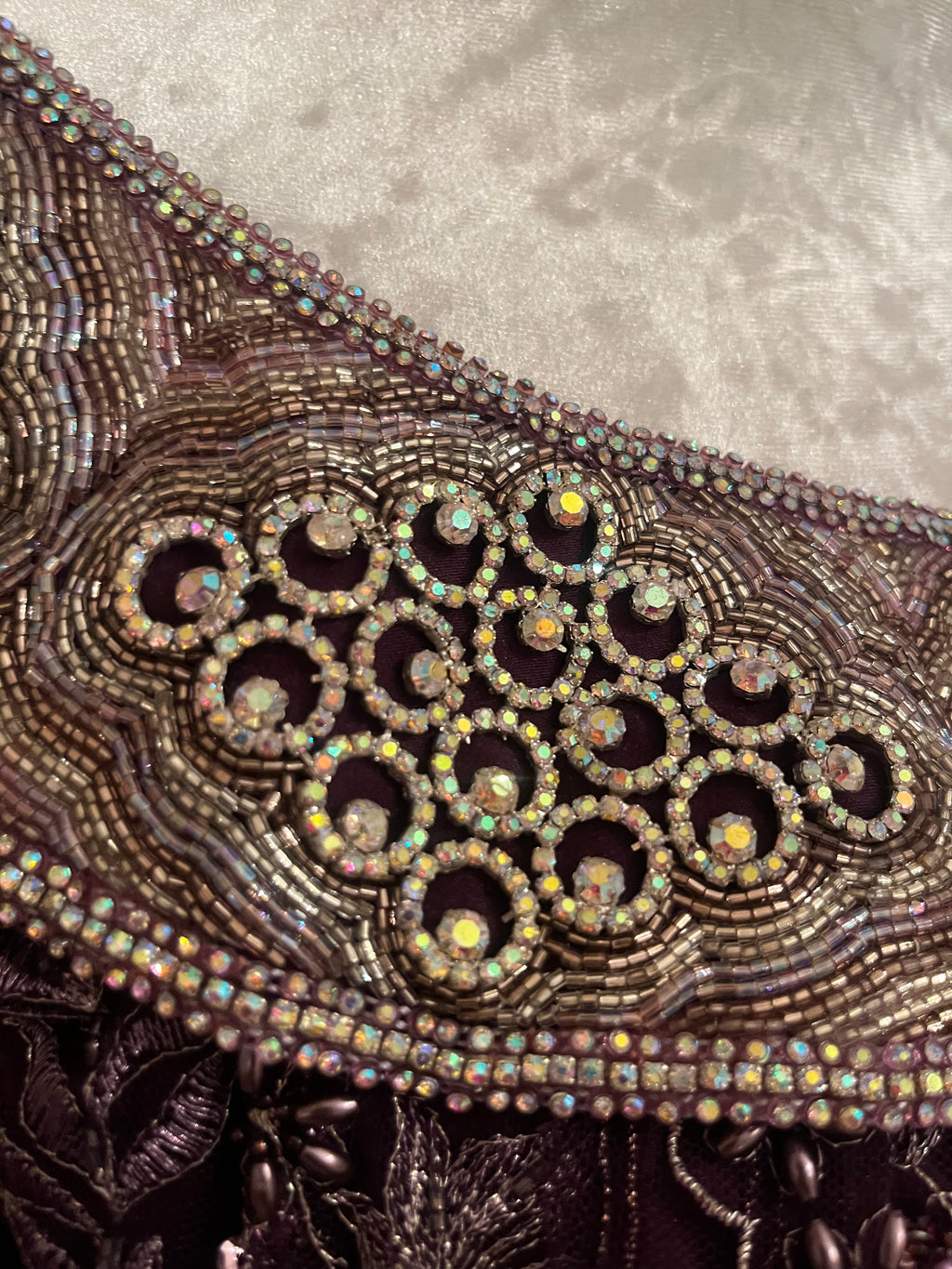 Blouza oranaise d'occasion tulle brodé
