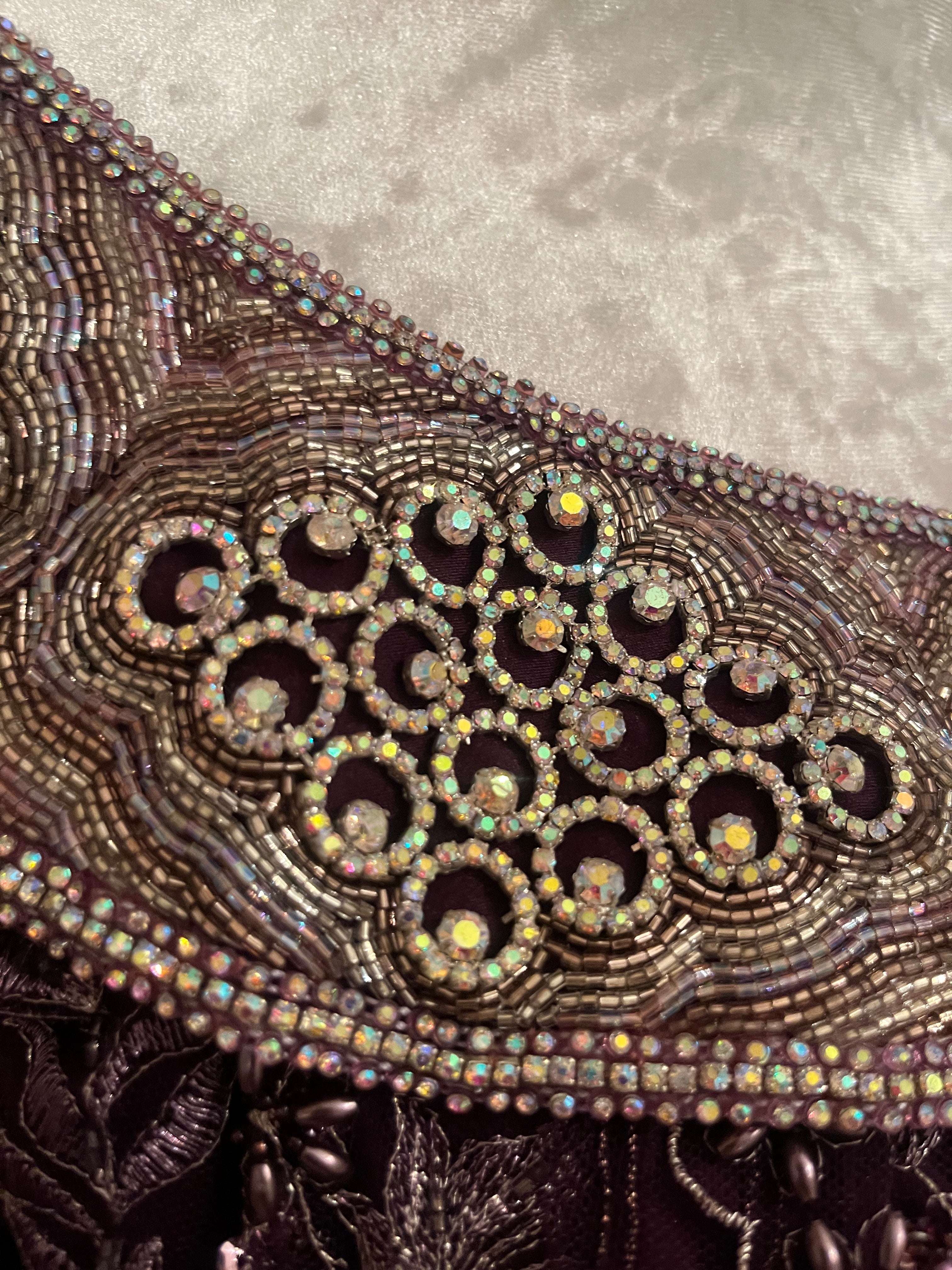 Blouza oranaise d'occasion tulle brodé