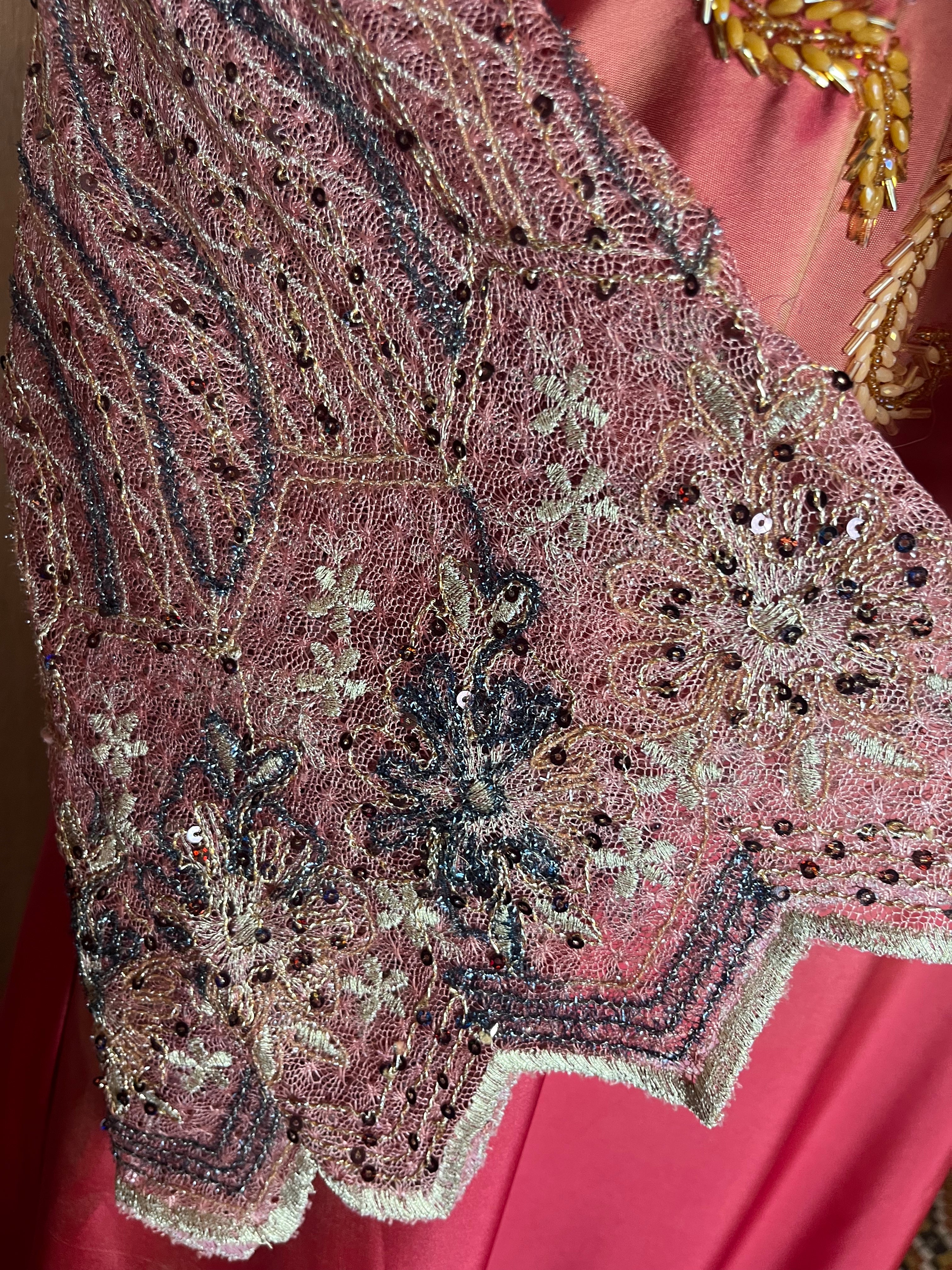 Gandoura saumon d'occasion