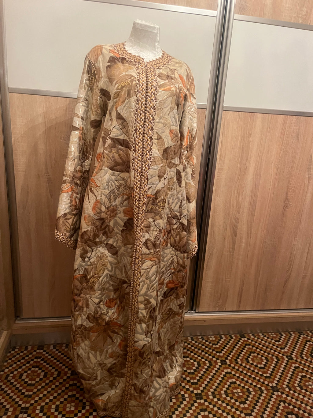 Kaftan d'occasion fleuri