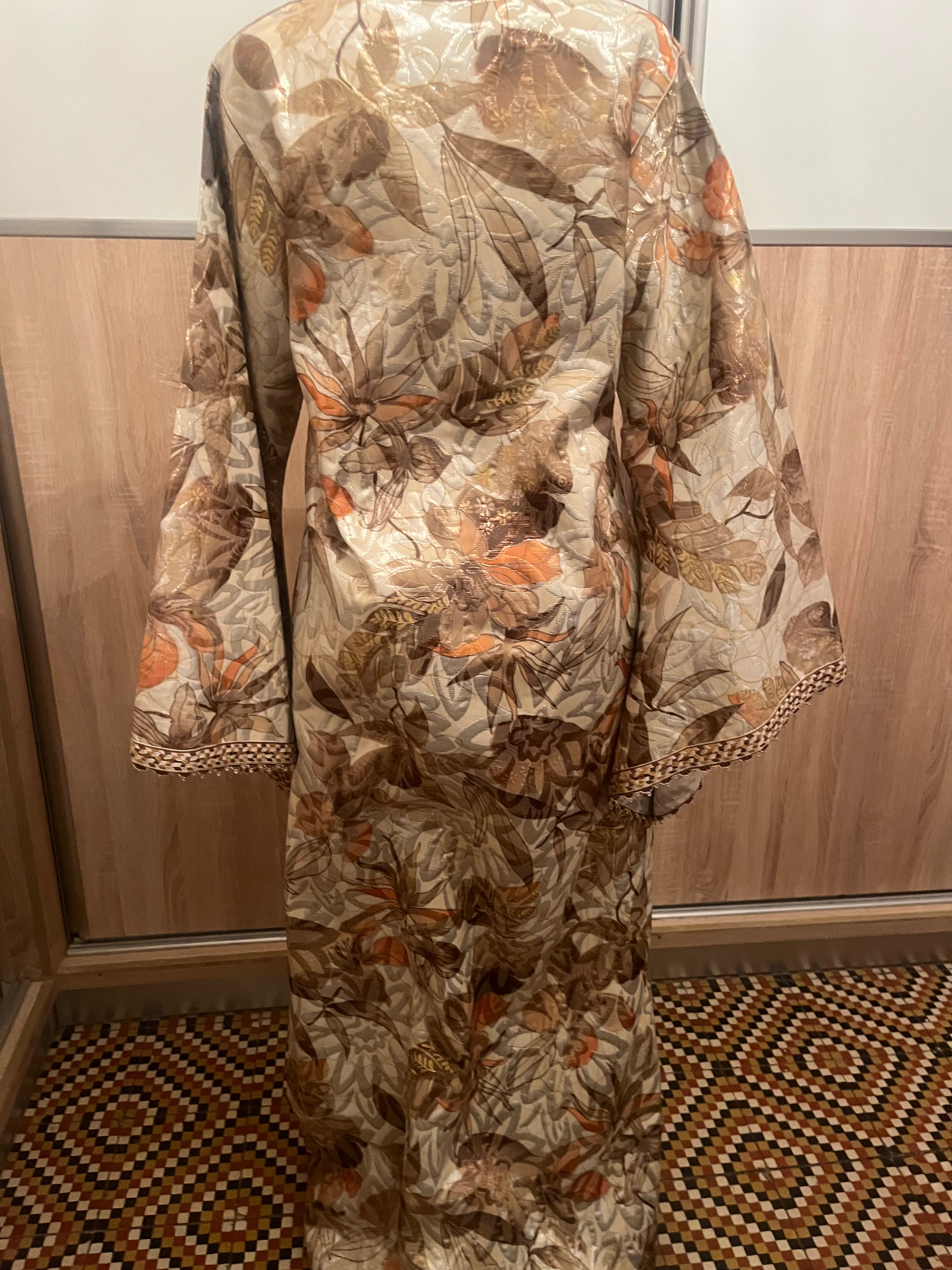 Kaftan d'occasion fleuri