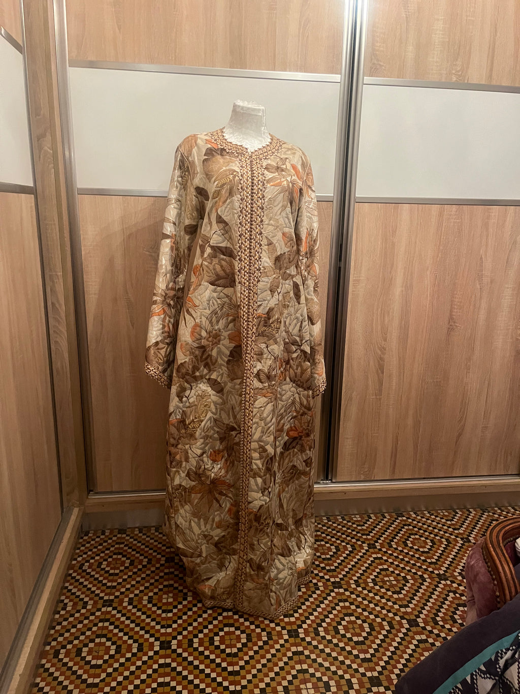 Kaftan d'occasion fleuri