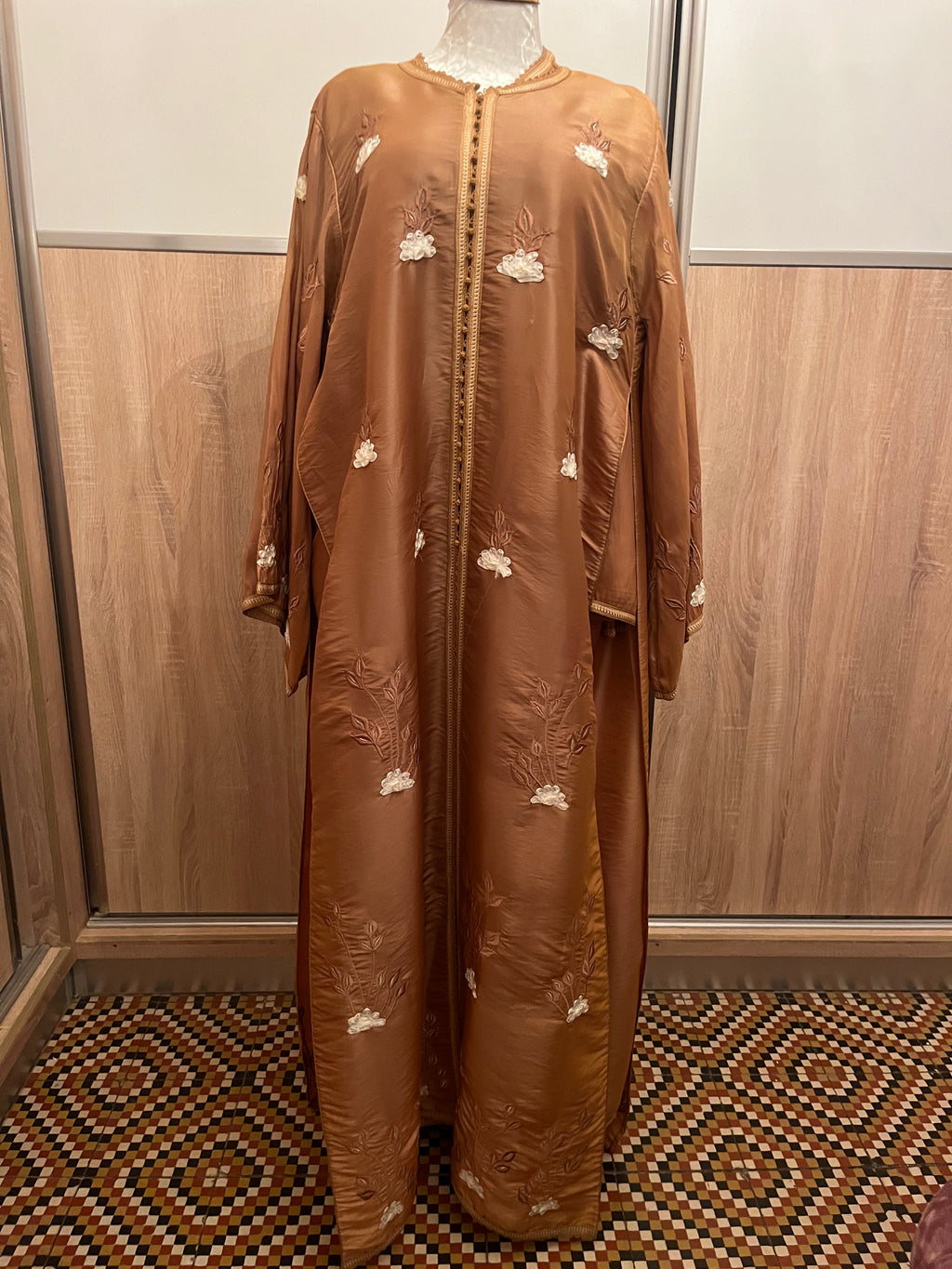 Kaftan d'occasion crêpé