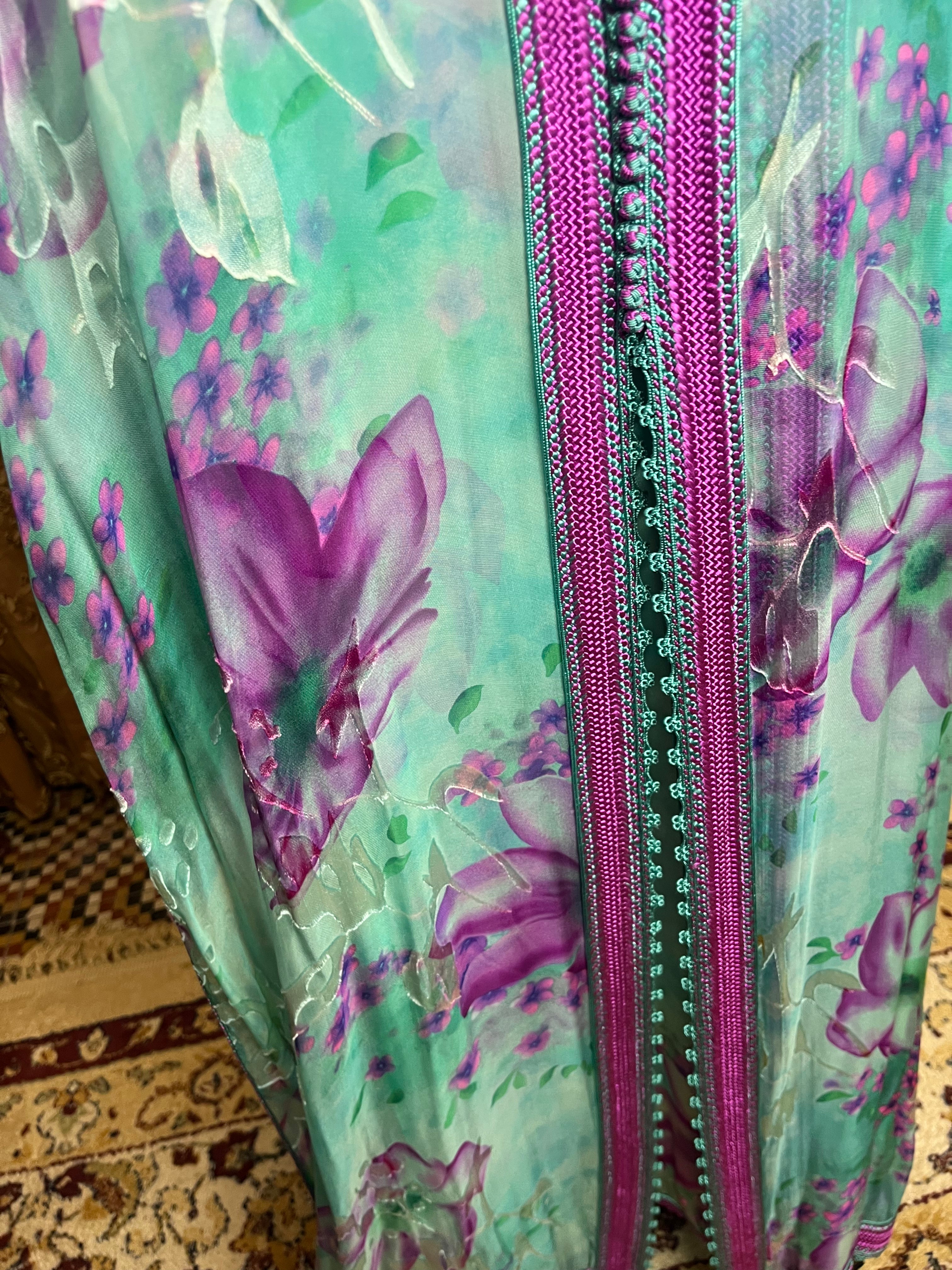 Kaftan d'occasion mousseline de soie