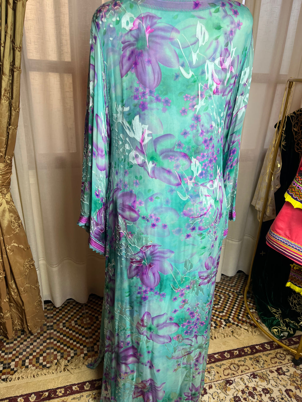 Kaftan d'occasion mousseline de soie