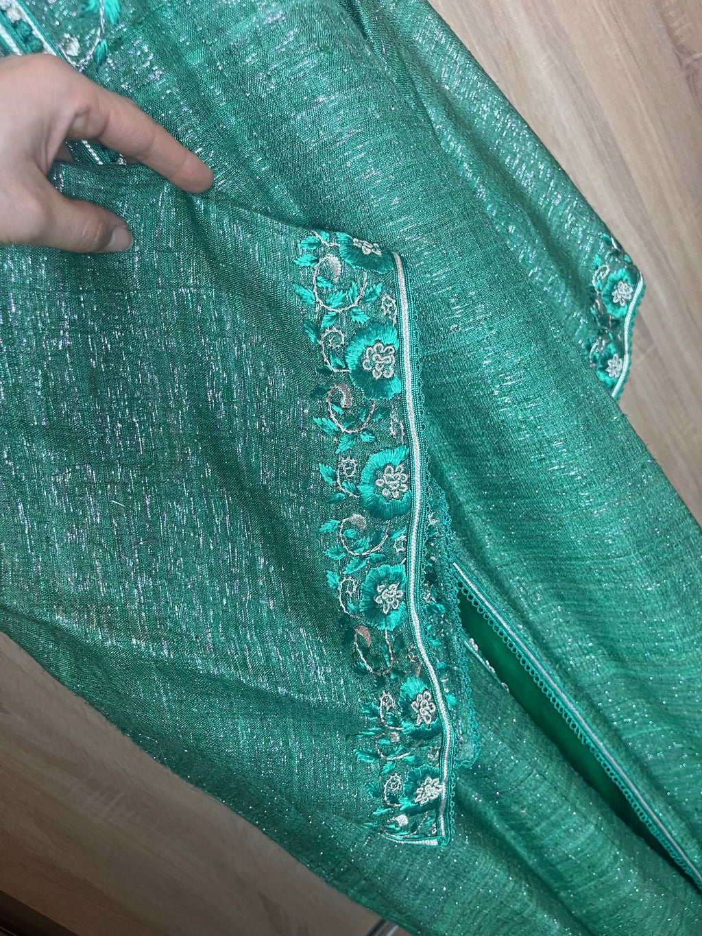 Kaftan vert émeraude d'occasion