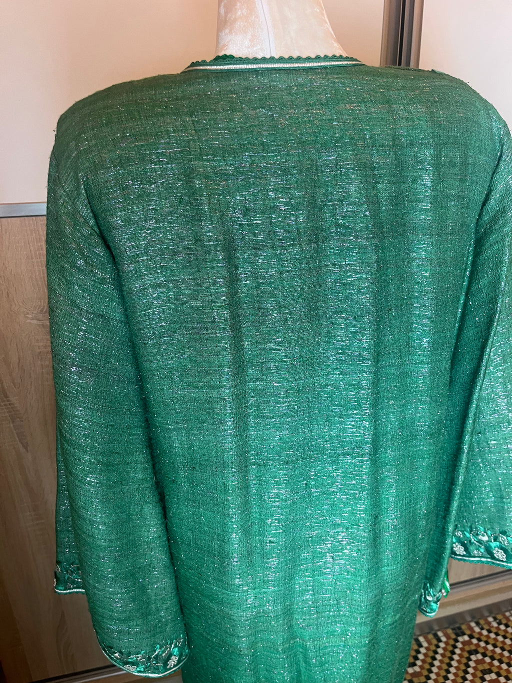 Kaftan vert émeraude d'occasion