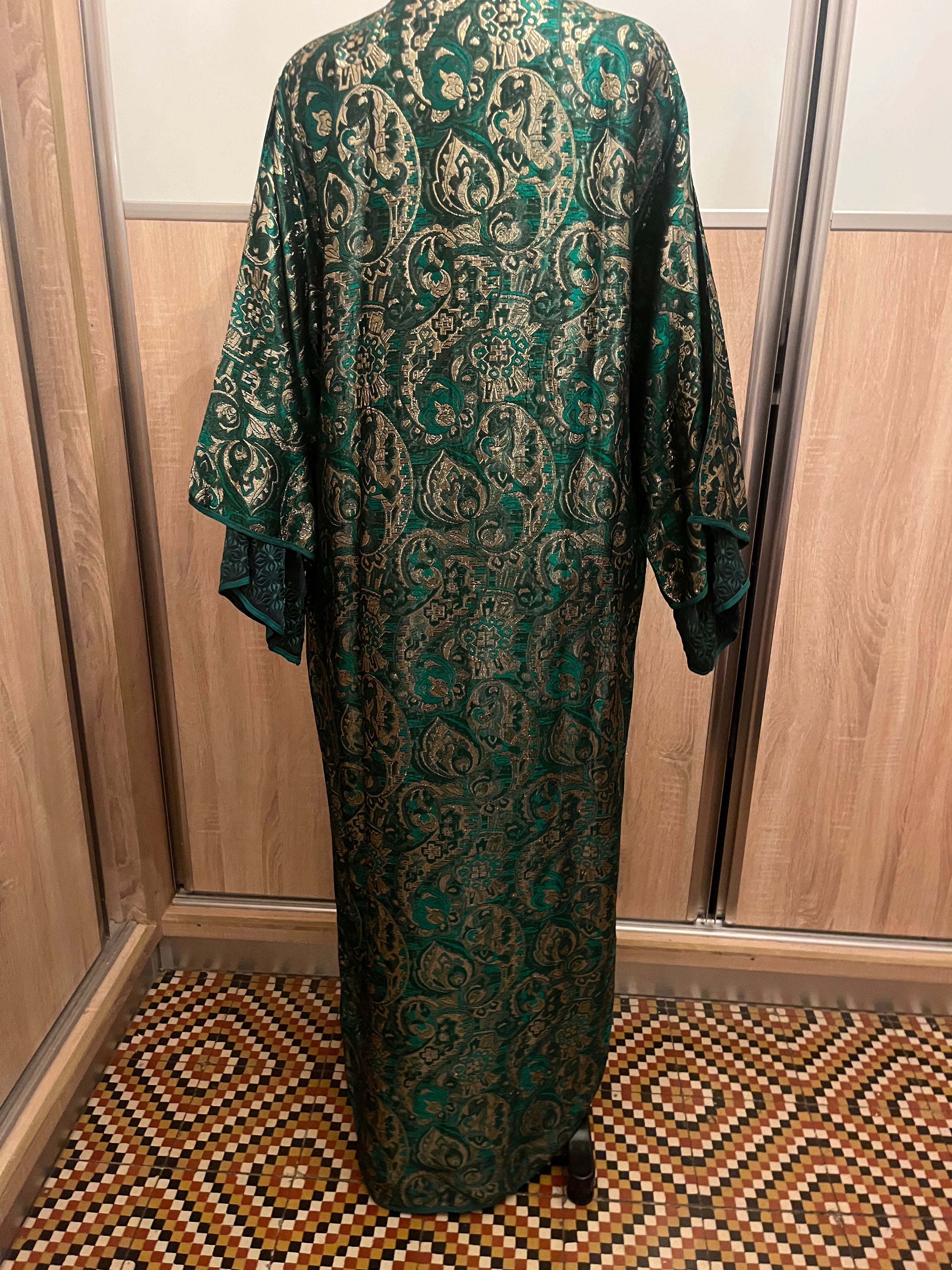 Kaftan d'occasion vert emeraude