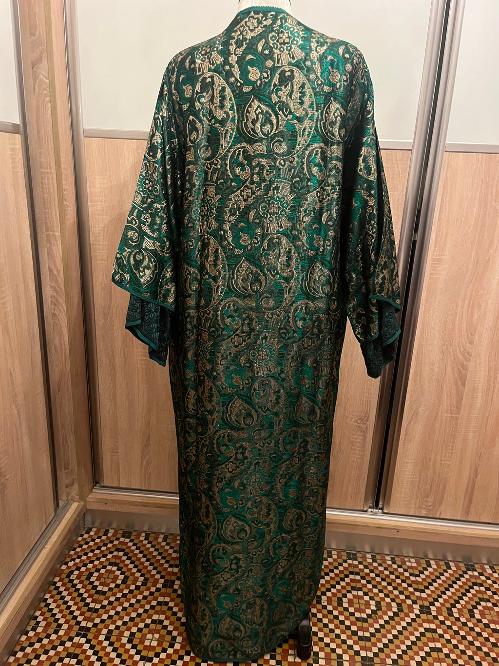 Kaftan d'occasion vert emeraude