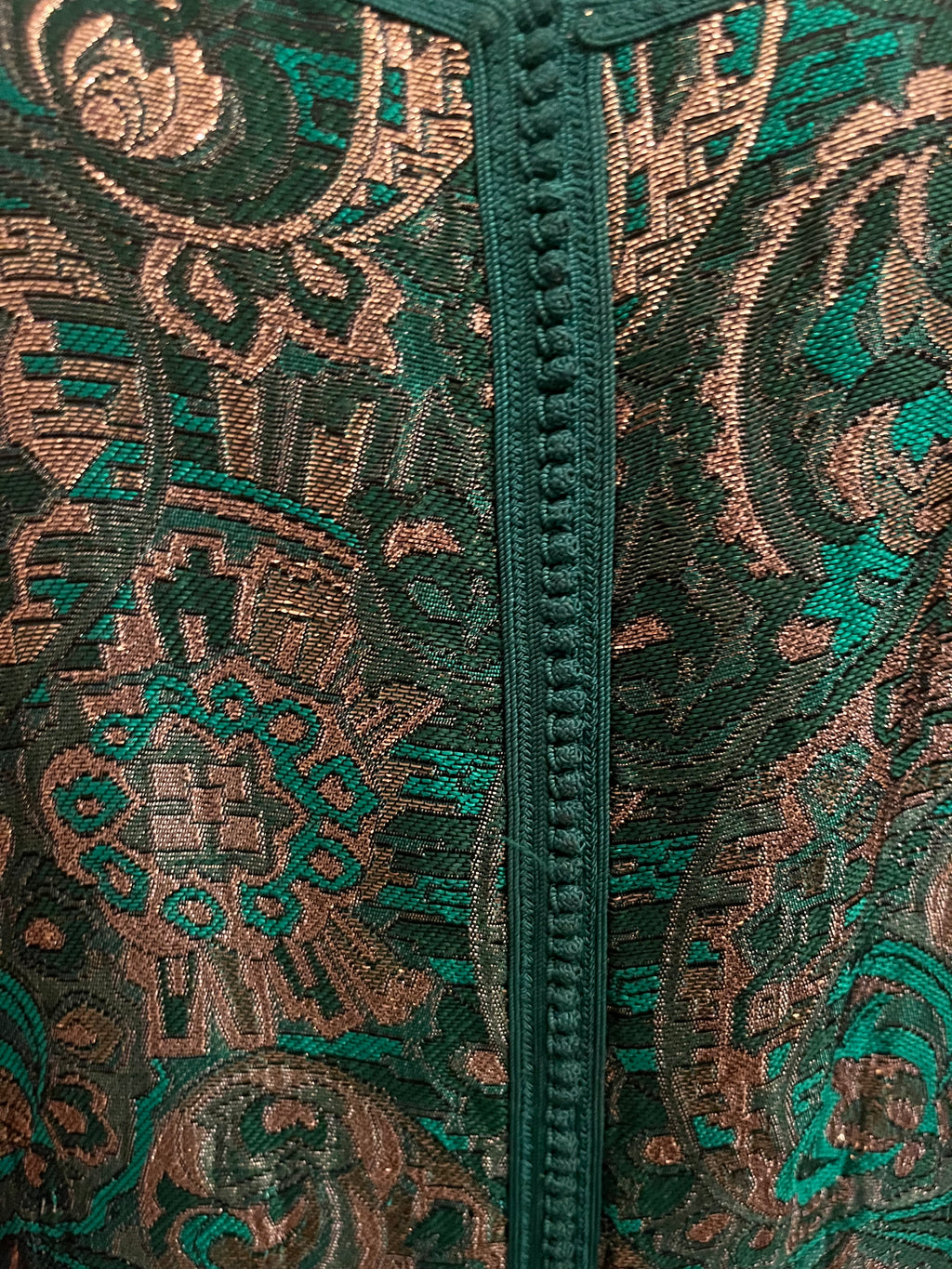 Kaftan d'occasion vert emeraude