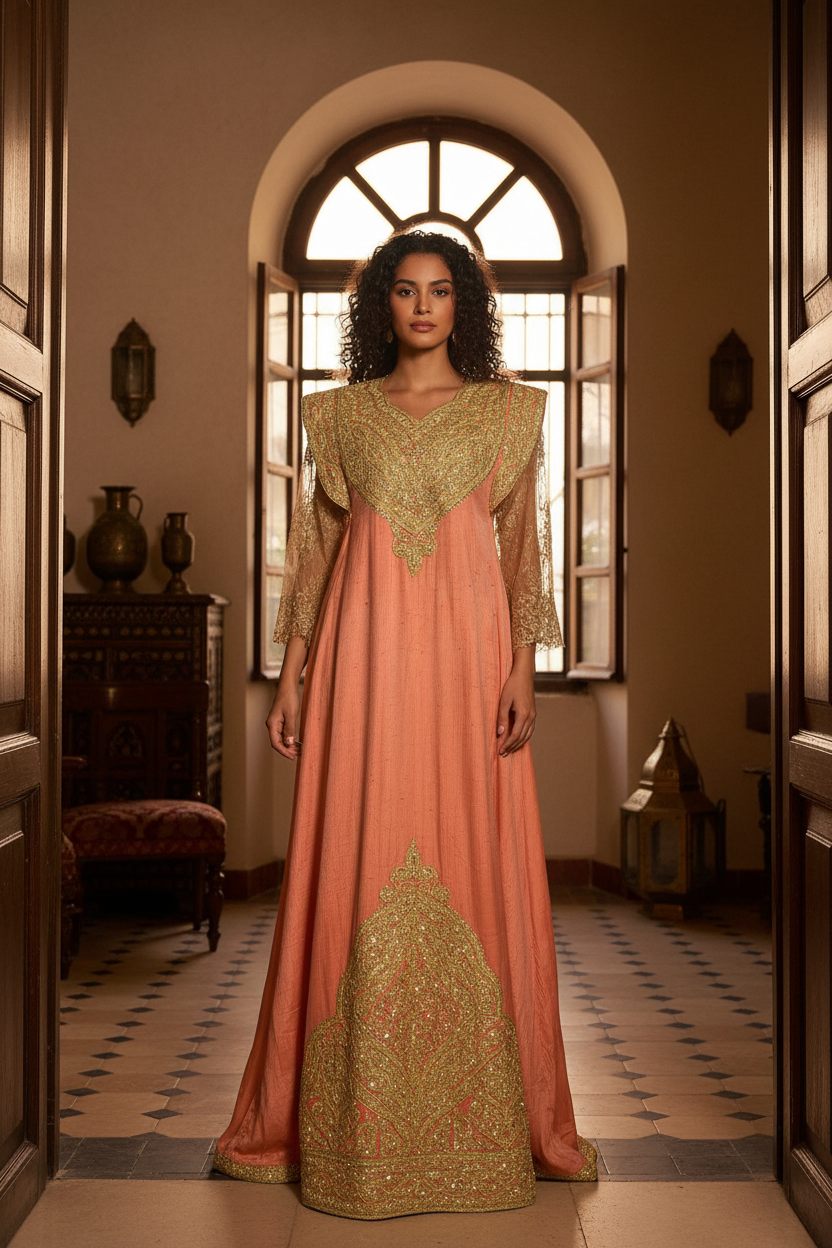 Robe Constantinoise portée