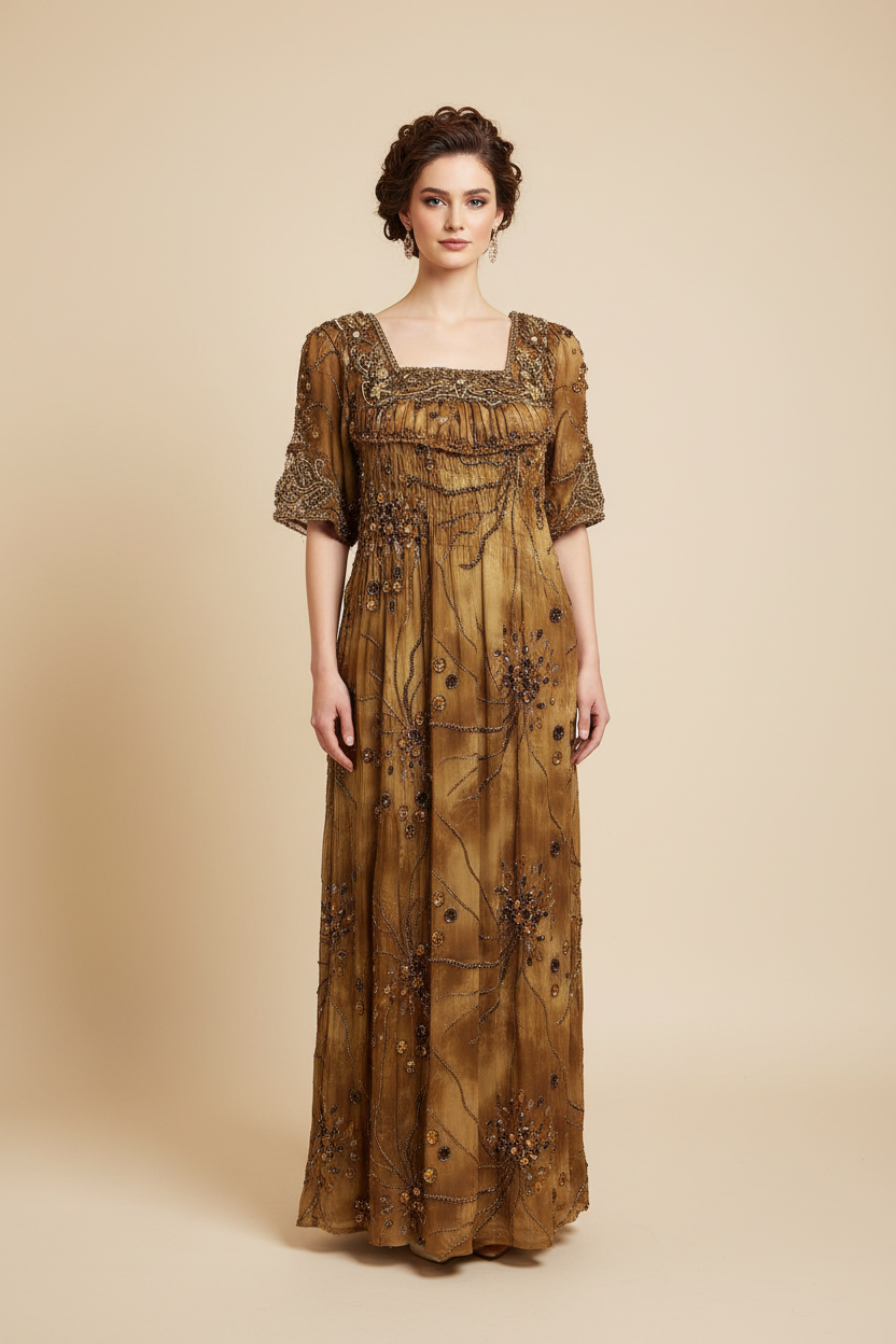 Robe Tlemcénienne mousseline - Mannequin