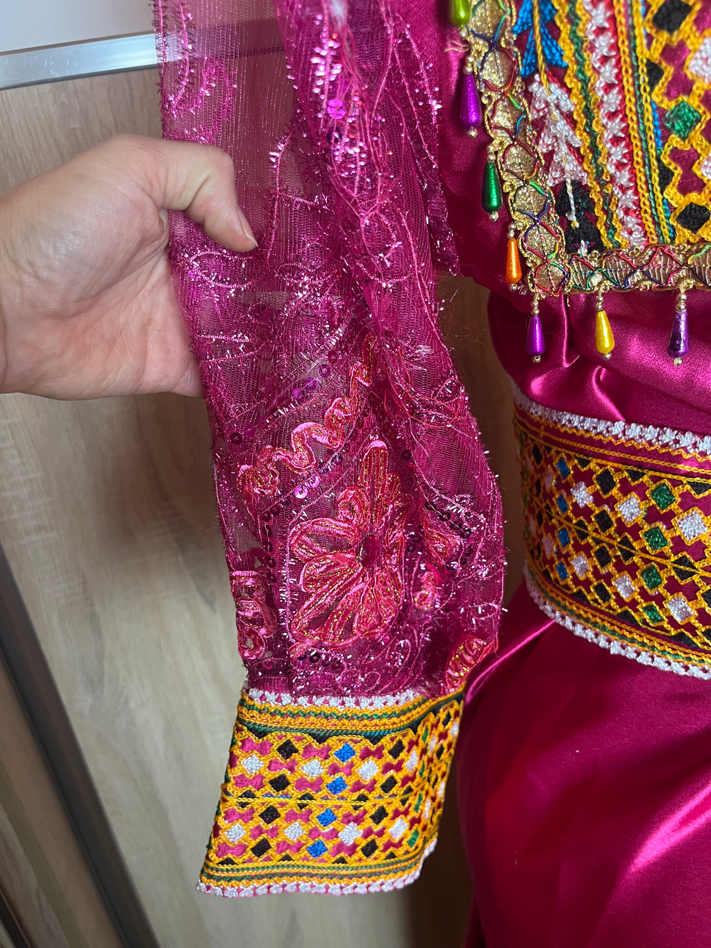 Robe kabyle fushia d'occasion